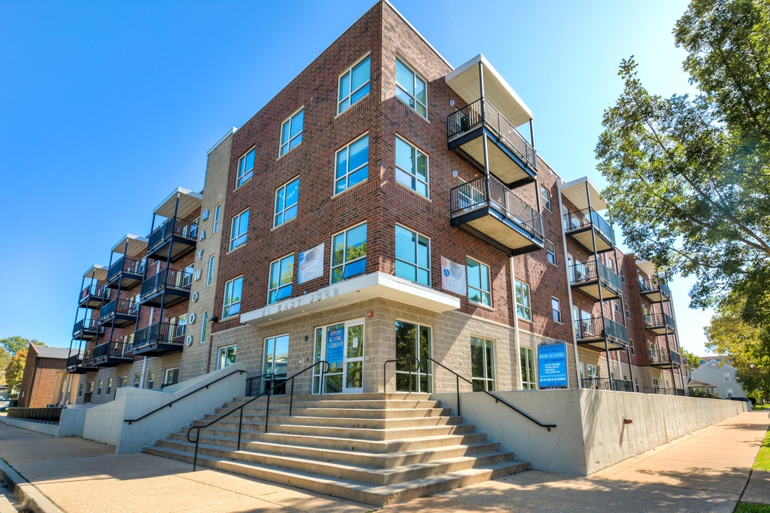 exterior photo of the Maywood Apartments building